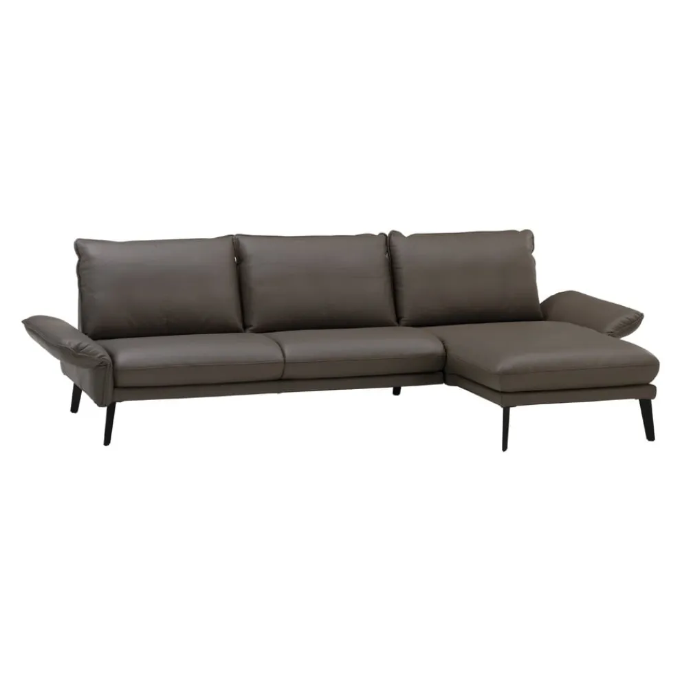 Moderano Ecksofa 7292 Ambrosia Leder Cavallo 81 noir New