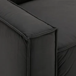 Johann Jakob Ecksofa ALBINA schwarz Online