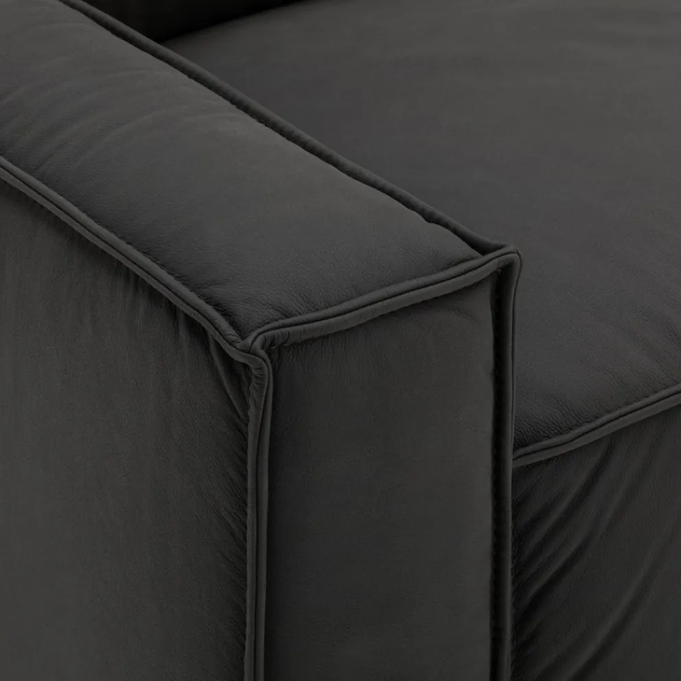 Johann Jakob Ecksofa ALBINA schwarz Online