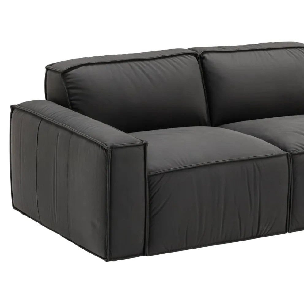Johann Jakob Ecksofa ALBINA schwarz Online