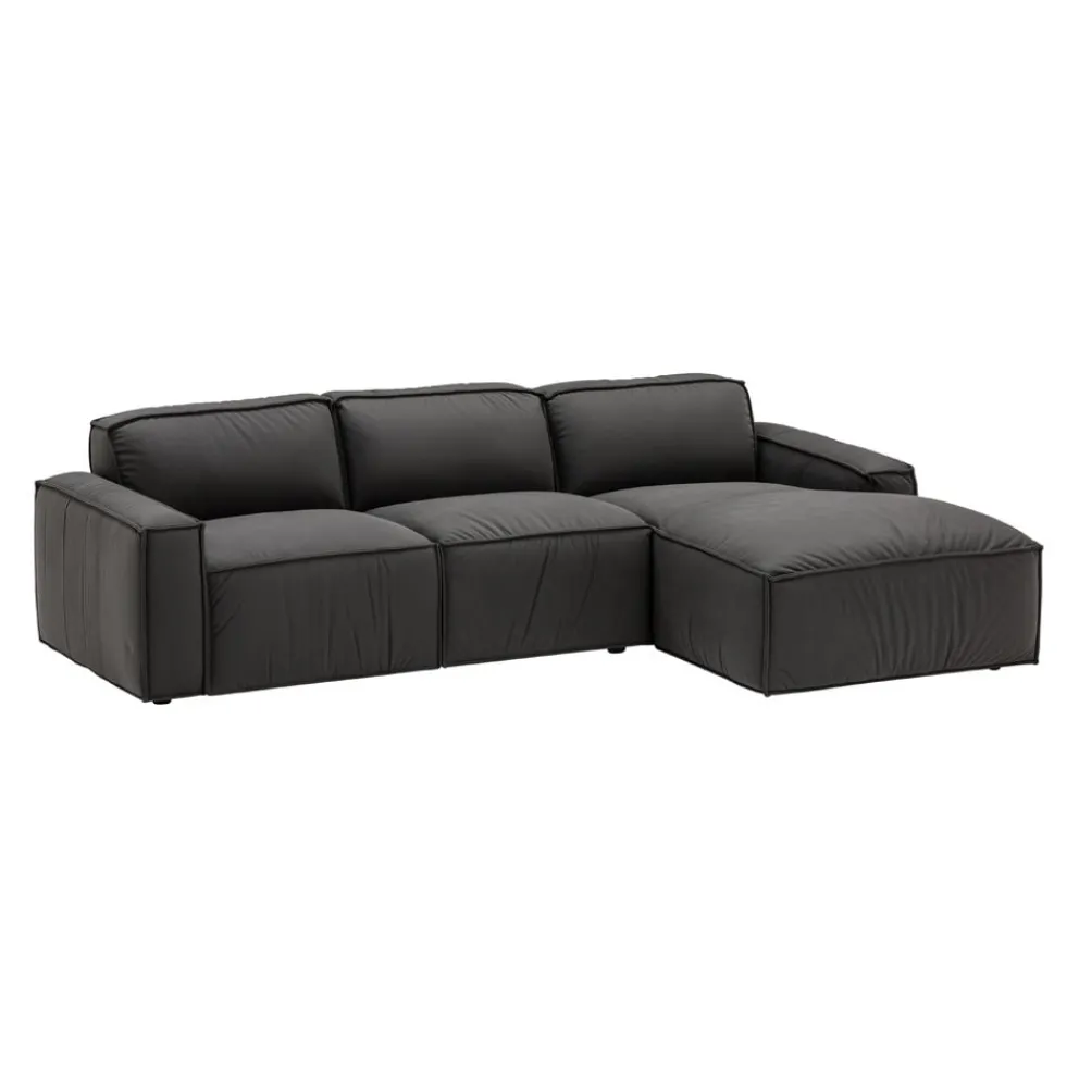 Johann Jakob Ecksofa ALBINA schwarz Online