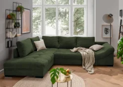 MID.YOU Ecksofa Alvito moosgrün New