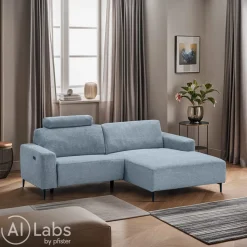 Xora Ecksofa Alyssa graublau