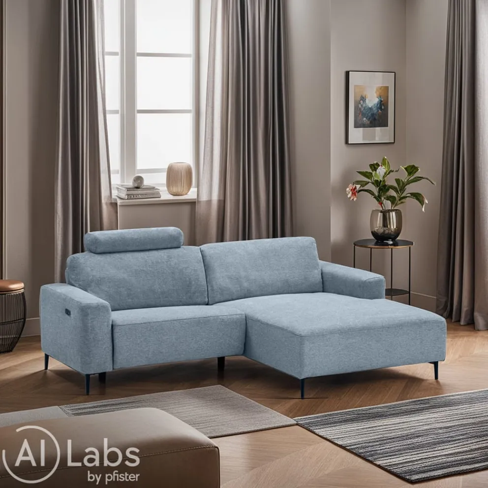 Xora Ecksofa Alyssa graublau