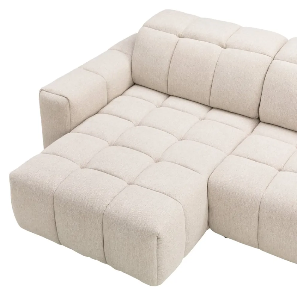 Hom'In Ecksofa Amelia beige