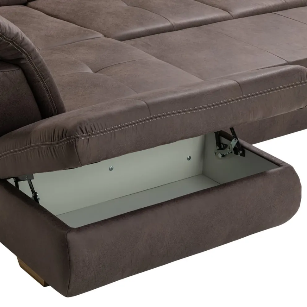 Ecksofa Anthony-S Speed braun Outlet