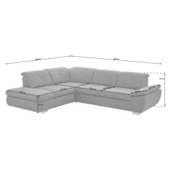 Ecksofa Anthony-S Speed braun Outlet