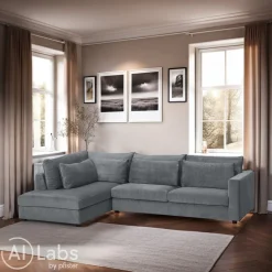 Johann Jakob Ecksofa Apollo anthrazit Outlet