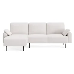 Johann Jakob Ecksofa Ascona Kat. L10B, Classic L1080B Bianco New