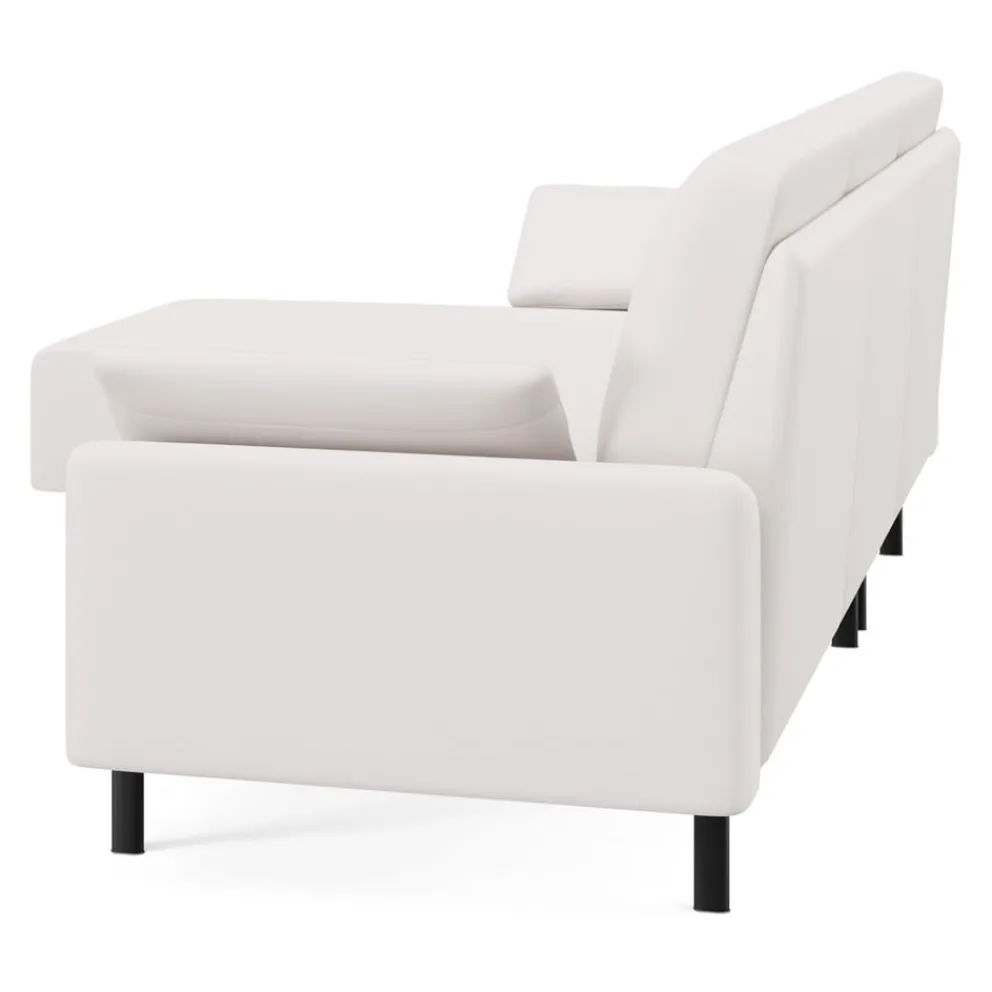 Johann Jakob Ecksofa Ascona Kat. L10B, Classic L1080B Bianco New
