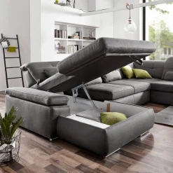 Beldomo Style Ecksofa Austin Kat. 2, Holiday slate Outlet