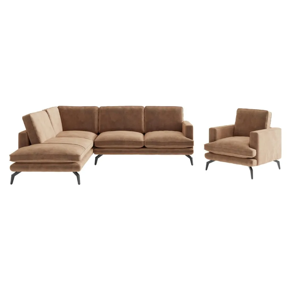 Livetastic Ecksofa Bali braunbeige Best