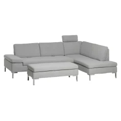 Hom'In Ecksofa Baltimore Kat. 5, GBA 9 agate grey Hot