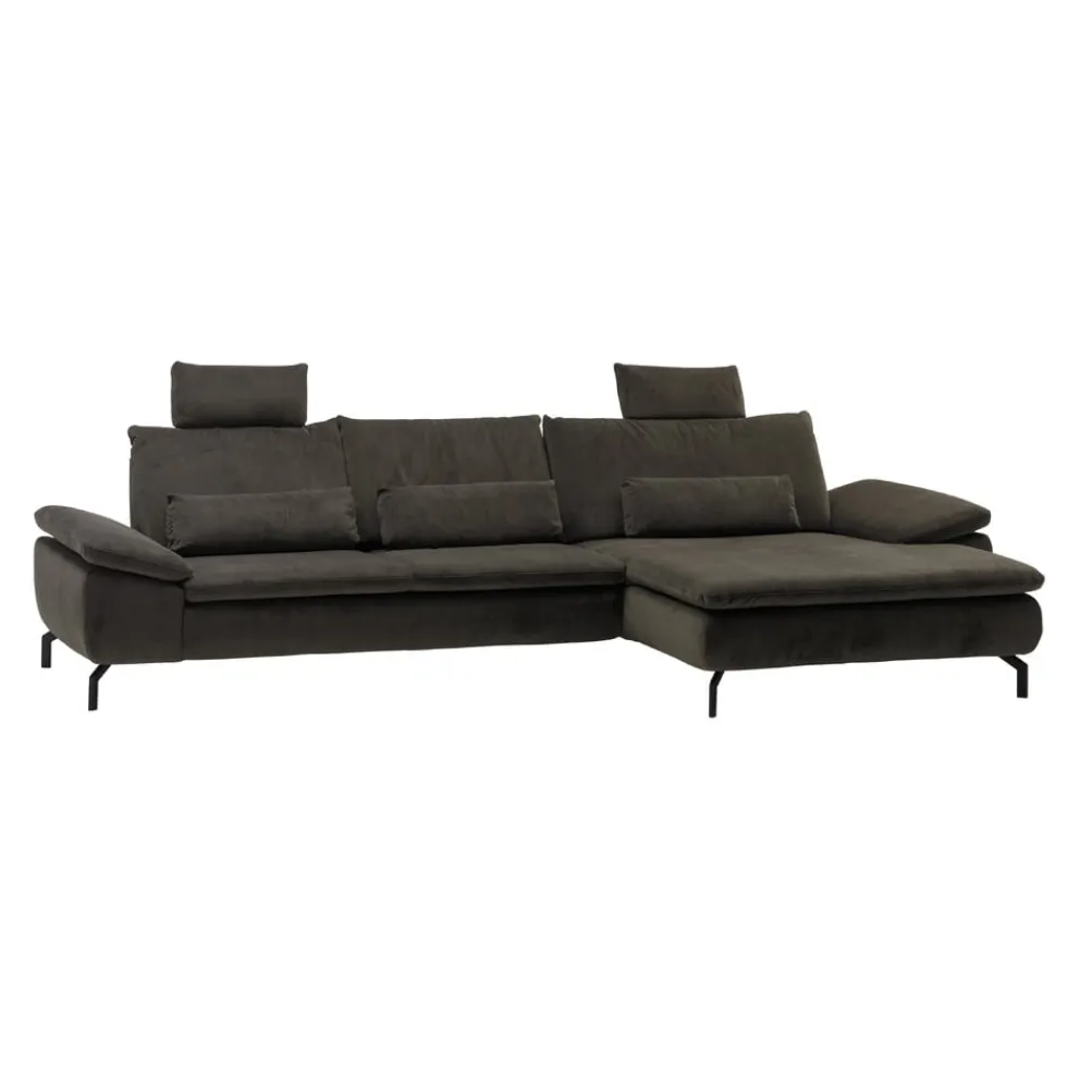 Dieter Knoll Ecksofa Bergamo oliv Clearance