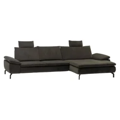 Dieter Knoll Ecksofa Bergamo oliv Clearance