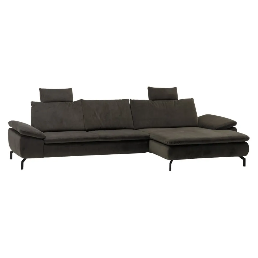Dieter Knoll Ecksofa Bergamo oliv Clearance