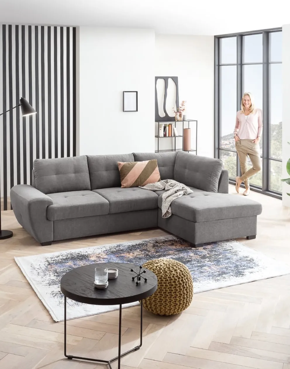 Livetastic Ecksofa Burner grau Online
