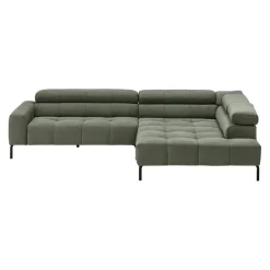 Pure Home Lifestyle Ecksofa Cleveland oliv Outlet