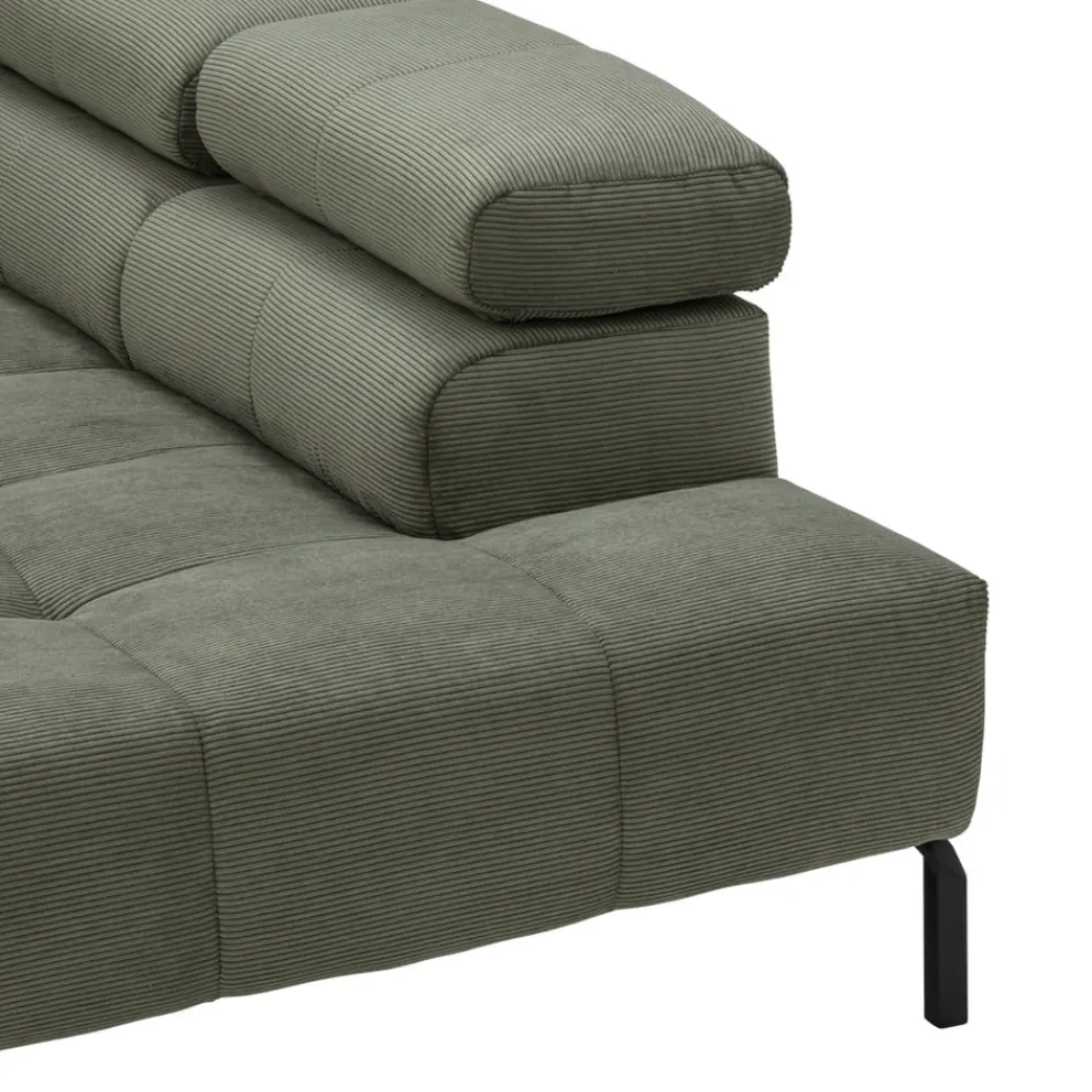 Pure Home Lifestyle Ecksofa Cleveland oliv Outlet