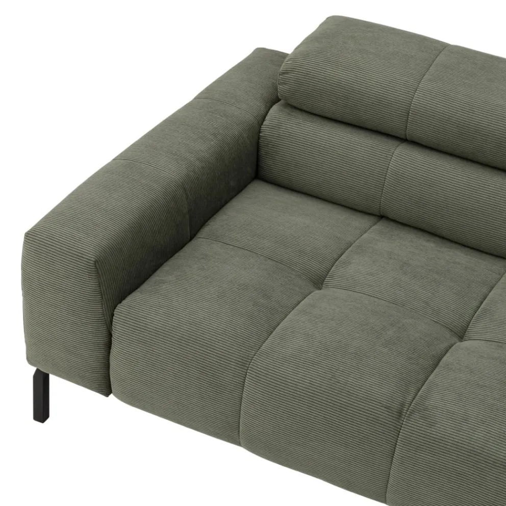 Pure Home Lifestyle Ecksofa Cleveland oliv Outlet