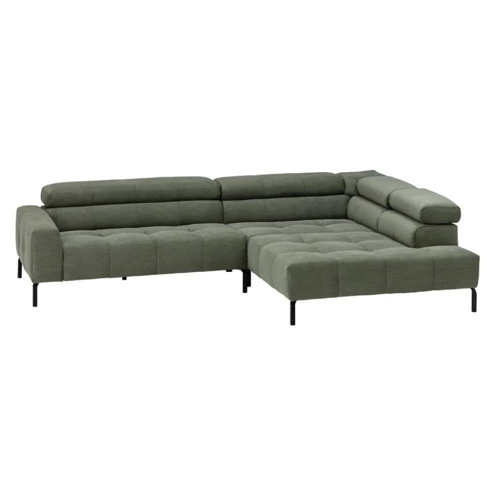 Pure Home Lifestyle Ecksofa Cleveland oliv Outlet