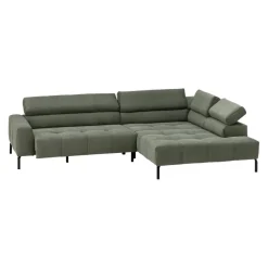 Pure Home Lifestyle Ecksofa Cleveland oliv Outlet