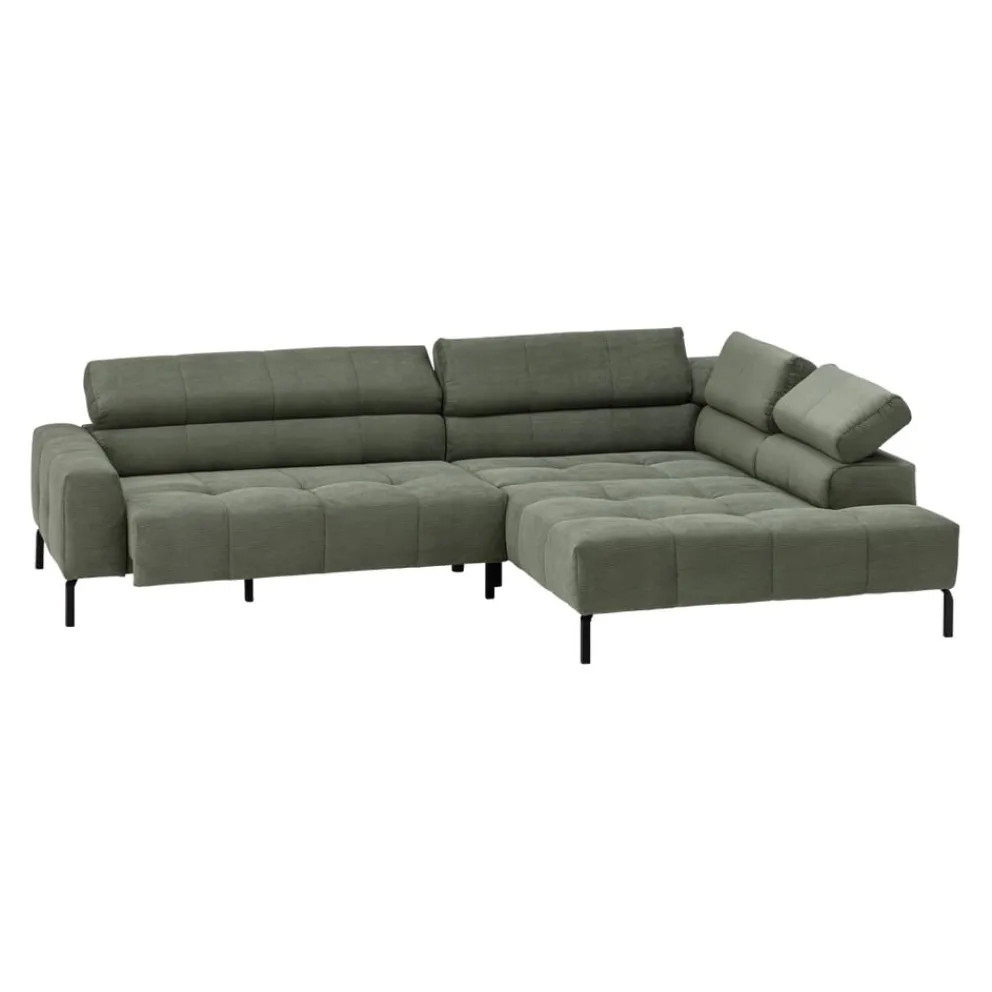 Pure Home Lifestyle Ecksofa Cleveland oliv Outlet