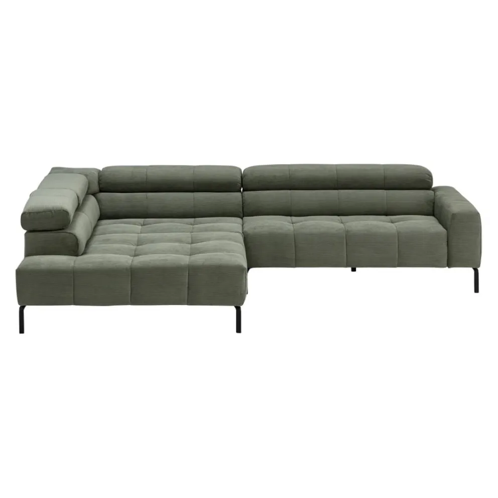 Pure Home Lifestyle Ecksofa Cleveland oliv