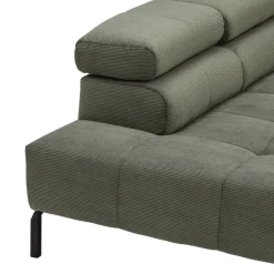 Pure Home Lifestyle Ecksofa Cleveland oliv