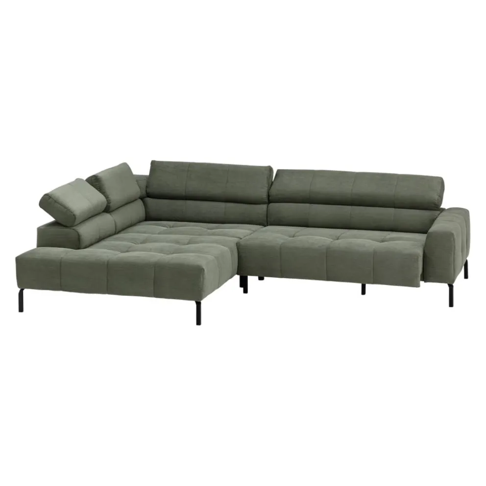 Pure Home Lifestyle Ecksofa Cleveland oliv