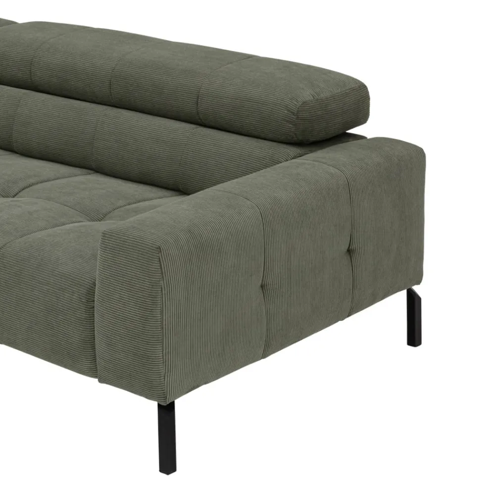 Pure Home Lifestyle Ecksofa Cleveland oliv