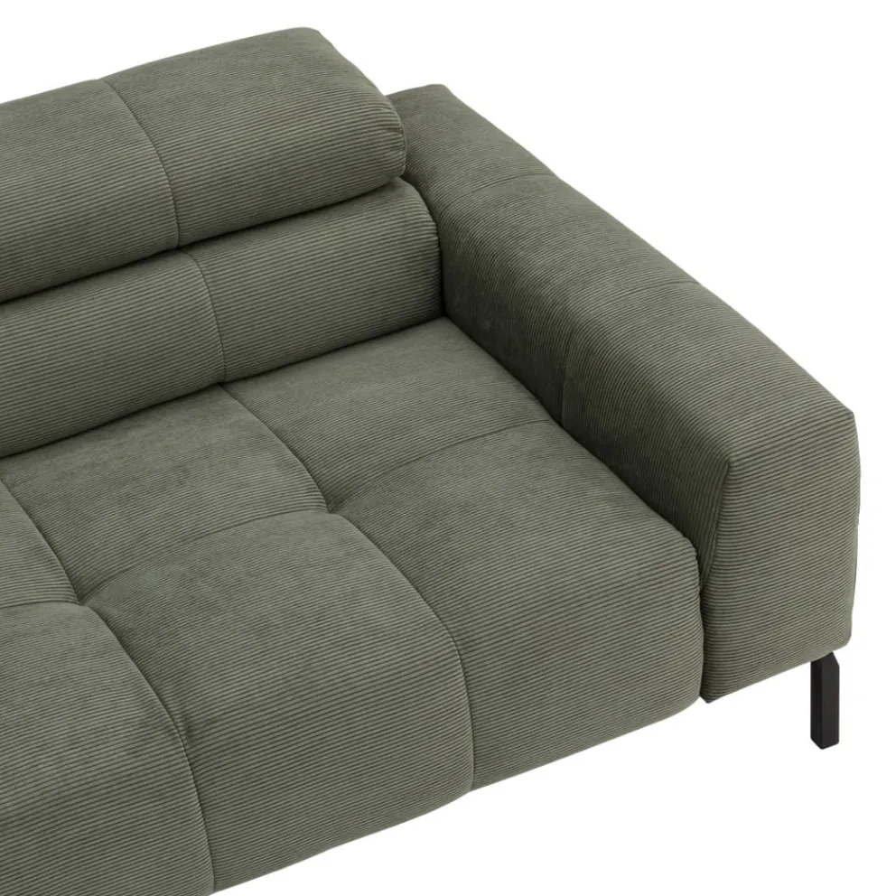 Pure Home Lifestyle Ecksofa Cleveland oliv Hot