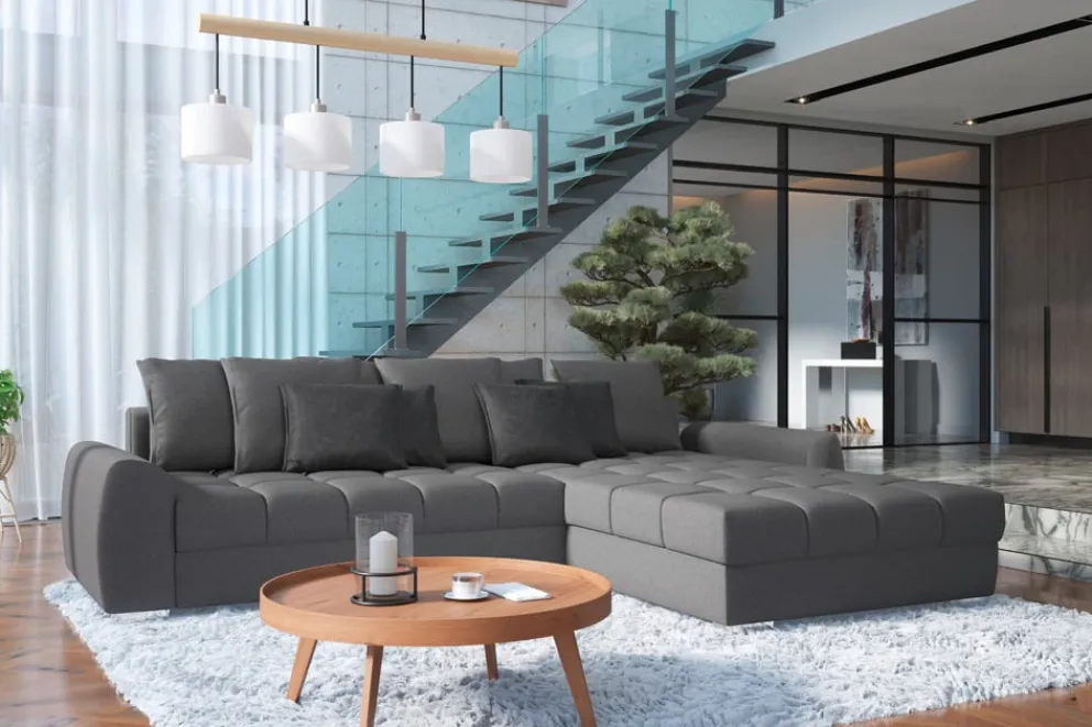 Carry Home Ecksofa Coolio anthrazit