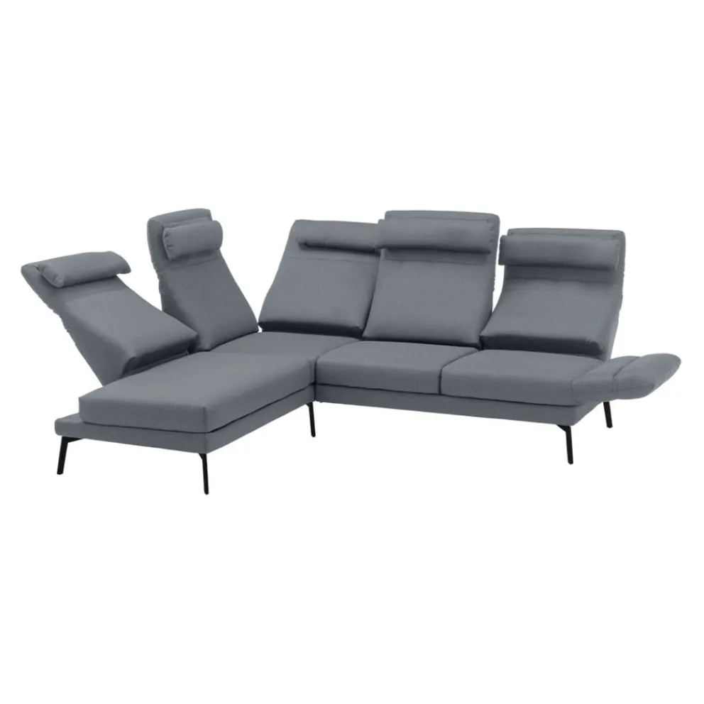 Dieter Knoll Ecksofa Cosio Kat. 6, Mono grey Outlet