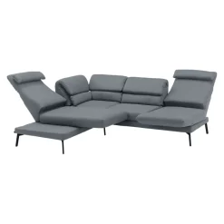 Dieter Knoll Ecksofa Cosio Kat. 6, Mono grey Outlet