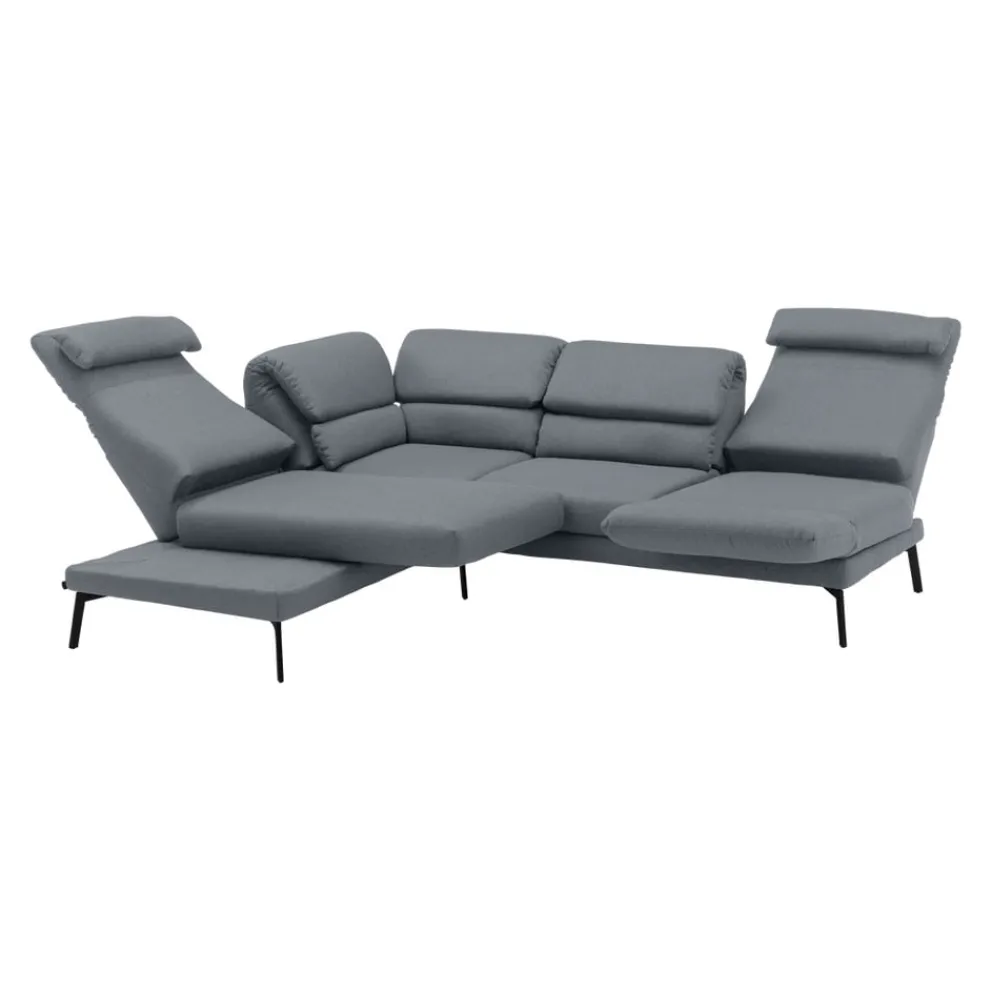 Dieter Knoll Ecksofa Cosio Kat. 6, Mono grey Outlet