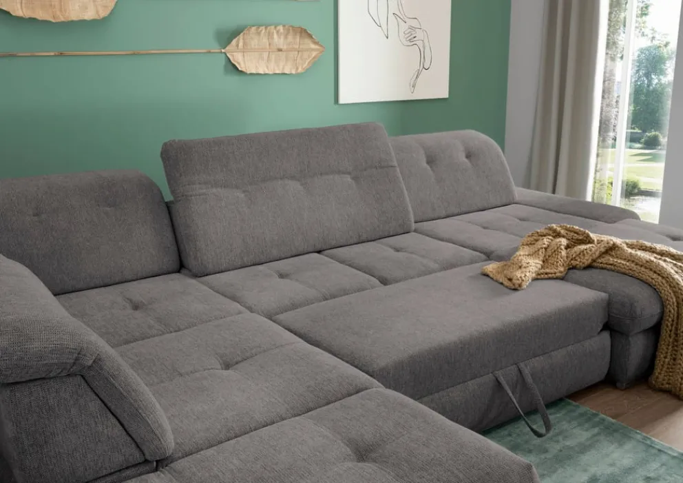 Livetastic Ecksofa Dalida braungrau Clearance