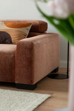 Pure Home Lifestyle Ecksofa Dallas rostrot Outlet