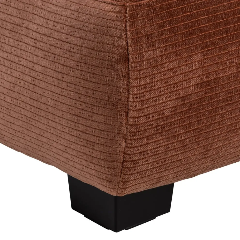 Pure Home Lifestyle Ecksofa Dallas rostrot Outlet