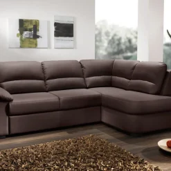 Livetastic Ecksofa Danilo 2S, Pulse D207 coffee Hot