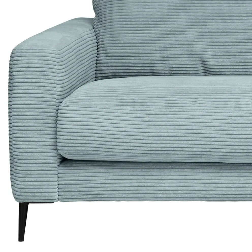 Lomoco Ecksofa Delia Cord light blue New