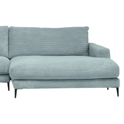 Lomoco Ecksofa Delia Cord light blue New