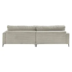 Lomoco Ecksofa Delia Cord light grey