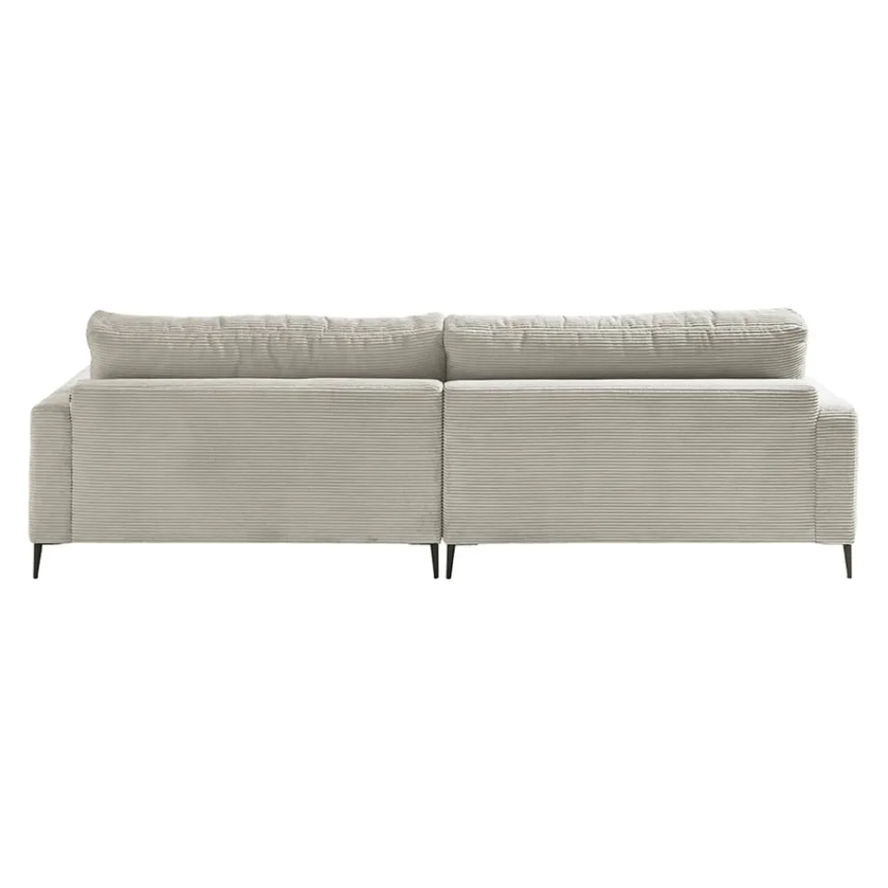 Lomoco Ecksofa Delia Cord light grey
