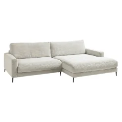 Lomoco Ecksofa Delia Cord light grey