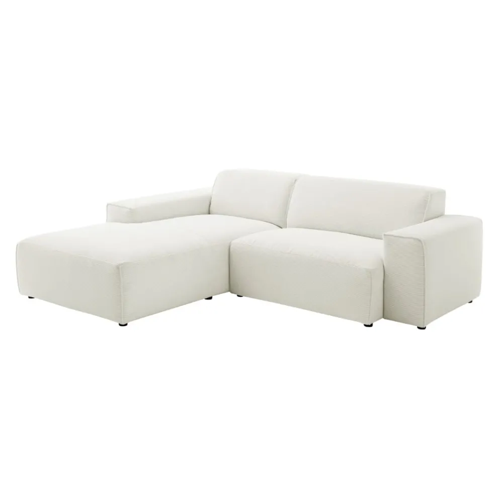 Pure Home Lifestyle Ecksofa Eastport weiss Clearance