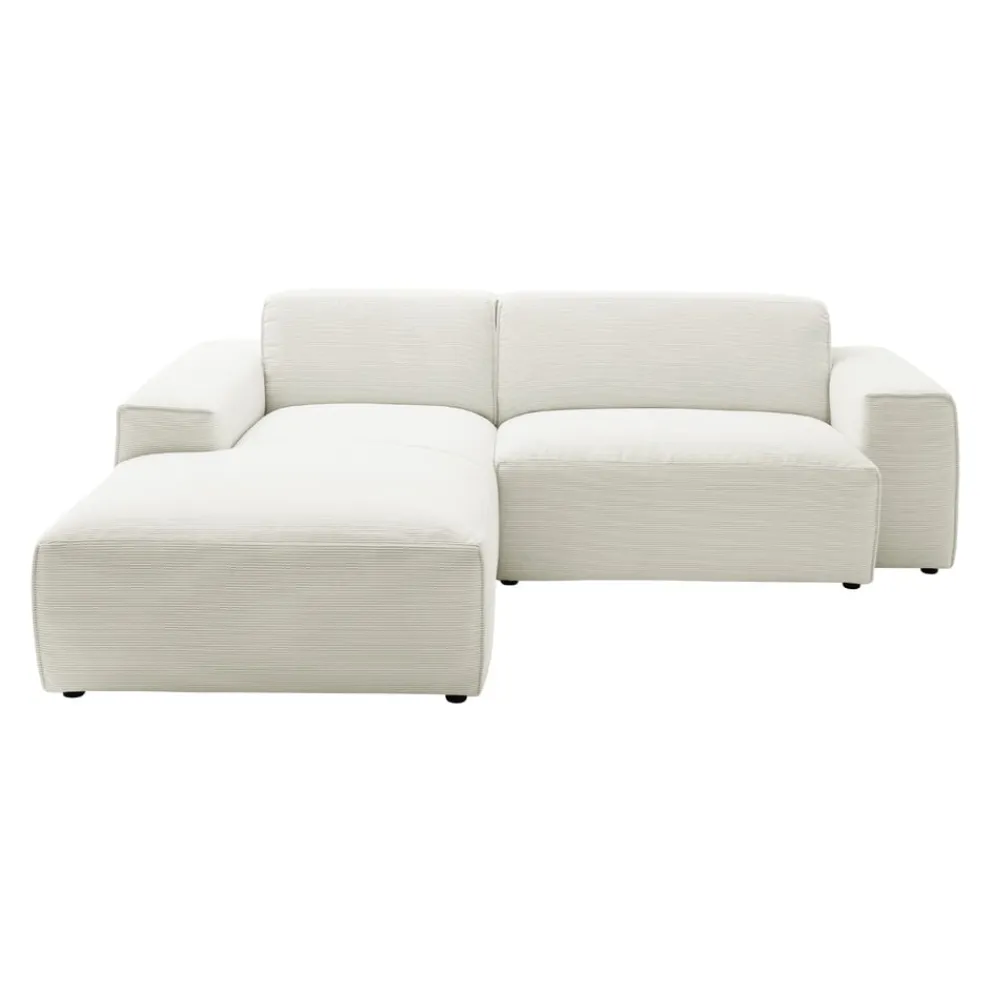 Pure Home Lifestyle Ecksofa Eastport weiss Clearance