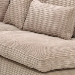 Johann Jakob Ecksofa Grand Kat. C, Corduroy 1221 Mink