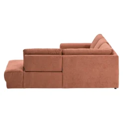 Beldomo System Ecksofa Hamburg orangebraun Clearance