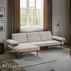 Johann Jakob Ecksofa Haylo beige Outlet
